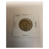 Standing Liberty Silver Quarter 1930