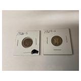 Mercury Silver Dimes  1926-S & 1929-S