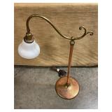 Antique brass  bridge arm lamp