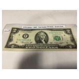 Two Dollar FR Note-Green Seal 1976 UNC