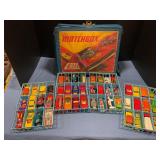 Matchbox case with cars