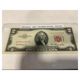 Two Dollar US - Note Red Seal 1953 UNC