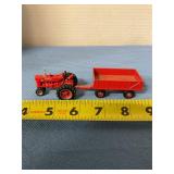 Farmall M tractor with wagon
