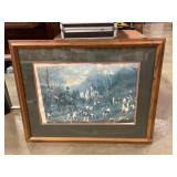 Run to Earth framed print 39ï¿½ x 30ï¿½