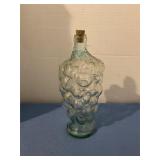 11 inch tall, grape glass jug