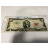 Two Dollar US - Note Red Seal 1953A