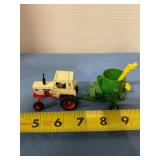 Case agri King tractor with John Deere mixer