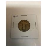 Standing Liberty Silver Quarter 1930