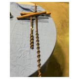 Two wood augerï¿½s