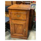 White Clad ice box replica cabinet