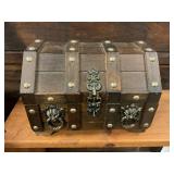 Jewelry Box wooden treasure chest design