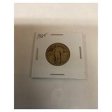 Standing Liberty Silver Quarter 1925