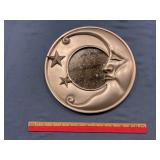 Crescent moon & stars wall mirror