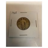 Standing Liberty Silver Quarter 1928