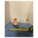 Chicken basket decor
