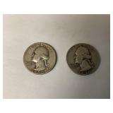 1950 Silver Quarters