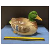 Mallard duck cookie jar
