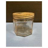 Glass storage container