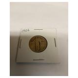 1926 Standing Liberty Silver Quarter