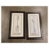 LE Cafe & Bistro framed wall art prints 27ï¿½ x 15ï¿½