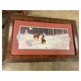 Native American Tracker framed print 25ï¿½ x 16ï¿½