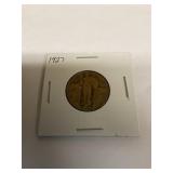 1927 Standing Liberty Silver Quarter