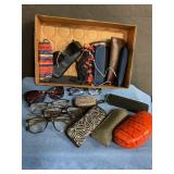 Reading & Sun glasses with cases