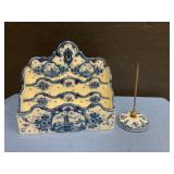 Royal Bonn Delft Letter holders