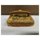 Antique Art Nouveau Brass Ink Blotter