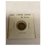 1856 Liberty seated 1/2 Dime