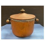 Vintage copper bean pot