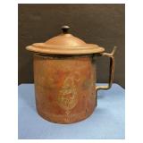 Vintage copper pot
