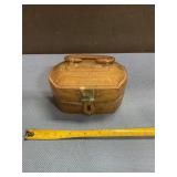 Antique brass betel nut box