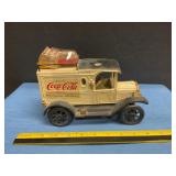 Vintage cast iron Coca-Cola delivery truck