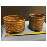 Brass candleholders