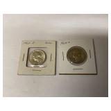 1962 & 1963-D Silver Quarters