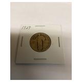1929 Standing Liberty Silver Quarter