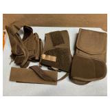 Gun holsters, and bullet pouch