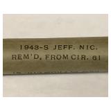 1943-S roll of nickels