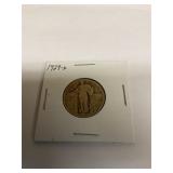 1929-D Standing Liberty Silver Quarter