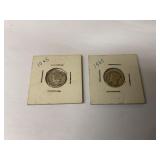 1945 Mercury Silver Dimes