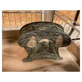 Antique Art Nouveau Brass Letter holder