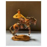 Western cowboy on horse statue 10ï¿½ Tall