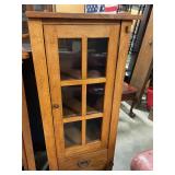 Storage cabinet with wood shelves & drawer 54ï¿½ T