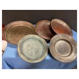 Copper plates / bowls