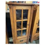 Storage cabinet with wood shelves & drawer 54ï¿½ T