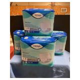 Tena breathable underwear 4 packs size large