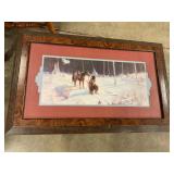 Native American Tracker framed print 25ï¿½ x 16ï¿½