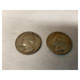 1963 & 1964 Silver Quarters