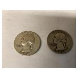 1943 Silver Quarters